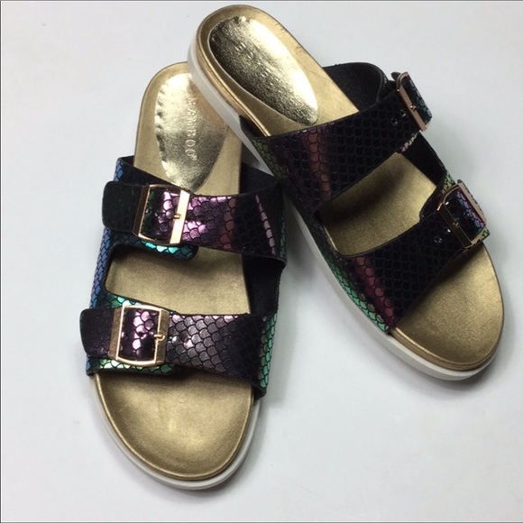 Iridescent mermaid buckle sandal various sizes - Picture 4 of 6